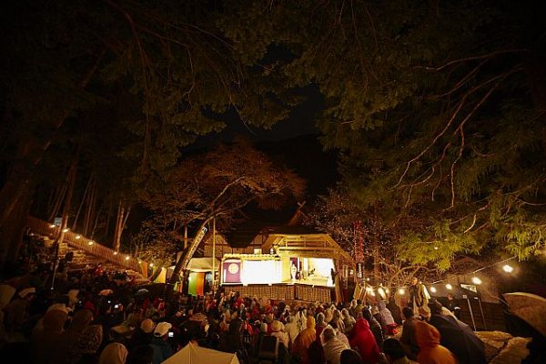 愛宕神祭礼拝納歌舞伎