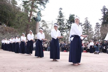白虎隊演舞の様子