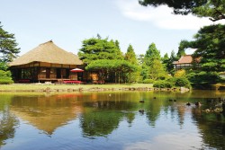 国指定名勝 会津松平氏庭園 御薬園　外観